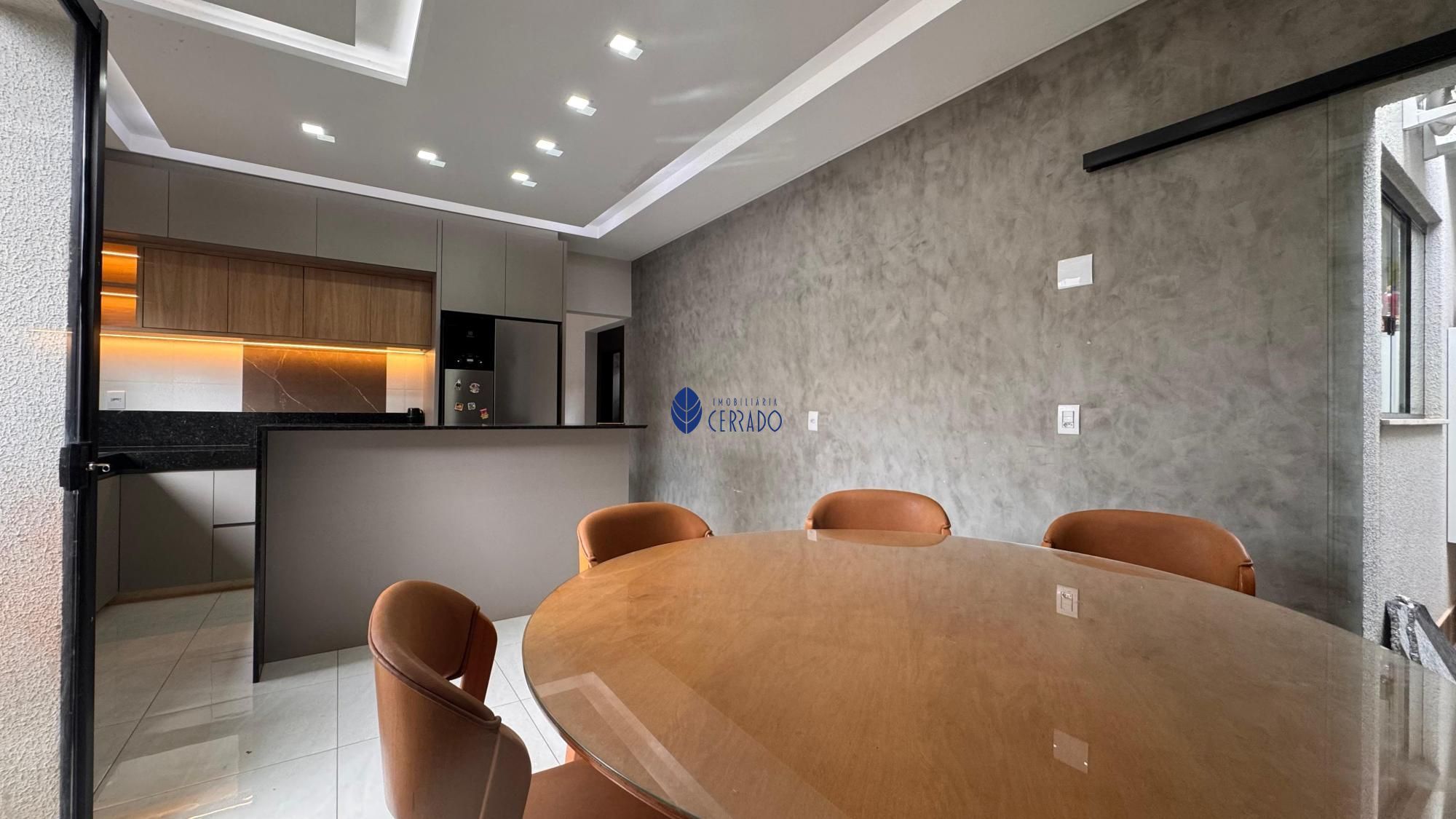 Casa moderna à venda no residencial villa bella: 3 quartos, 