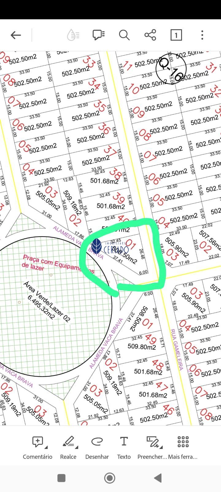 Lote/Terreno de 508m² no bairro Abadiania, em Abadiânia | Eu Corretor