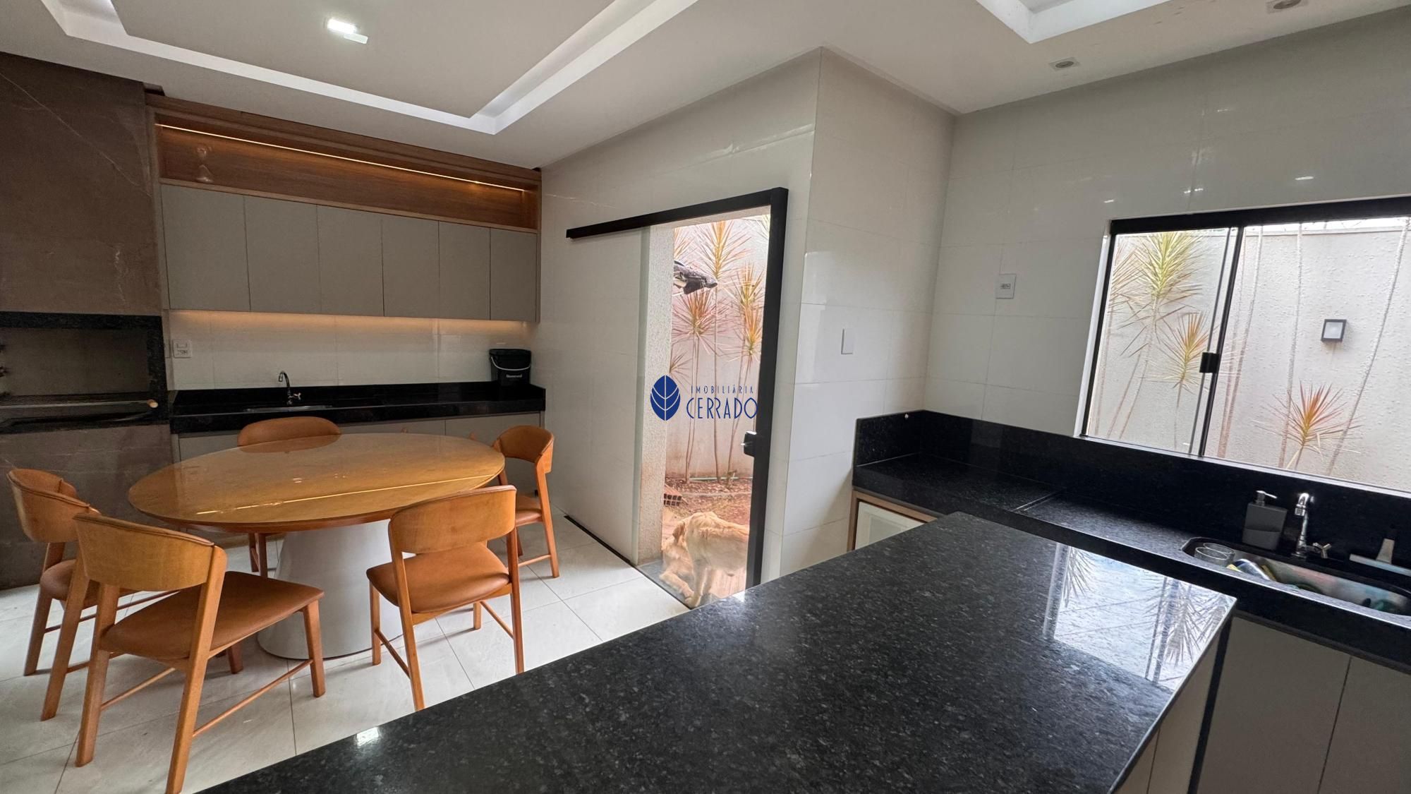 Casa moderna à venda no residencial villa bella: 3 quartos, 