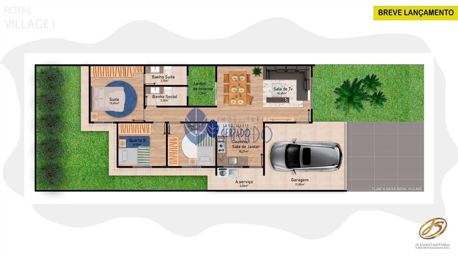 Casa de Condomínio de 3 quartos, 99m² no bairro Residencial Vale dos Pirineus, em Anápolis | Eu Corretor