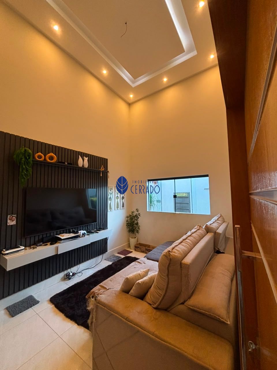 Casa moderna à venda no residencial villa bella: 3 quartos, 