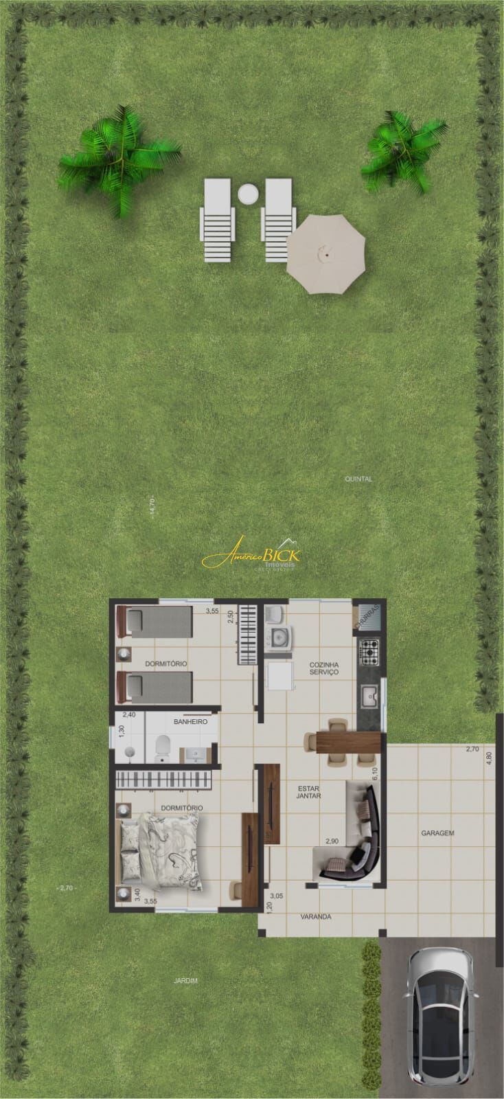 Casa à venda com 2 quartos, 69m² - Foto 10