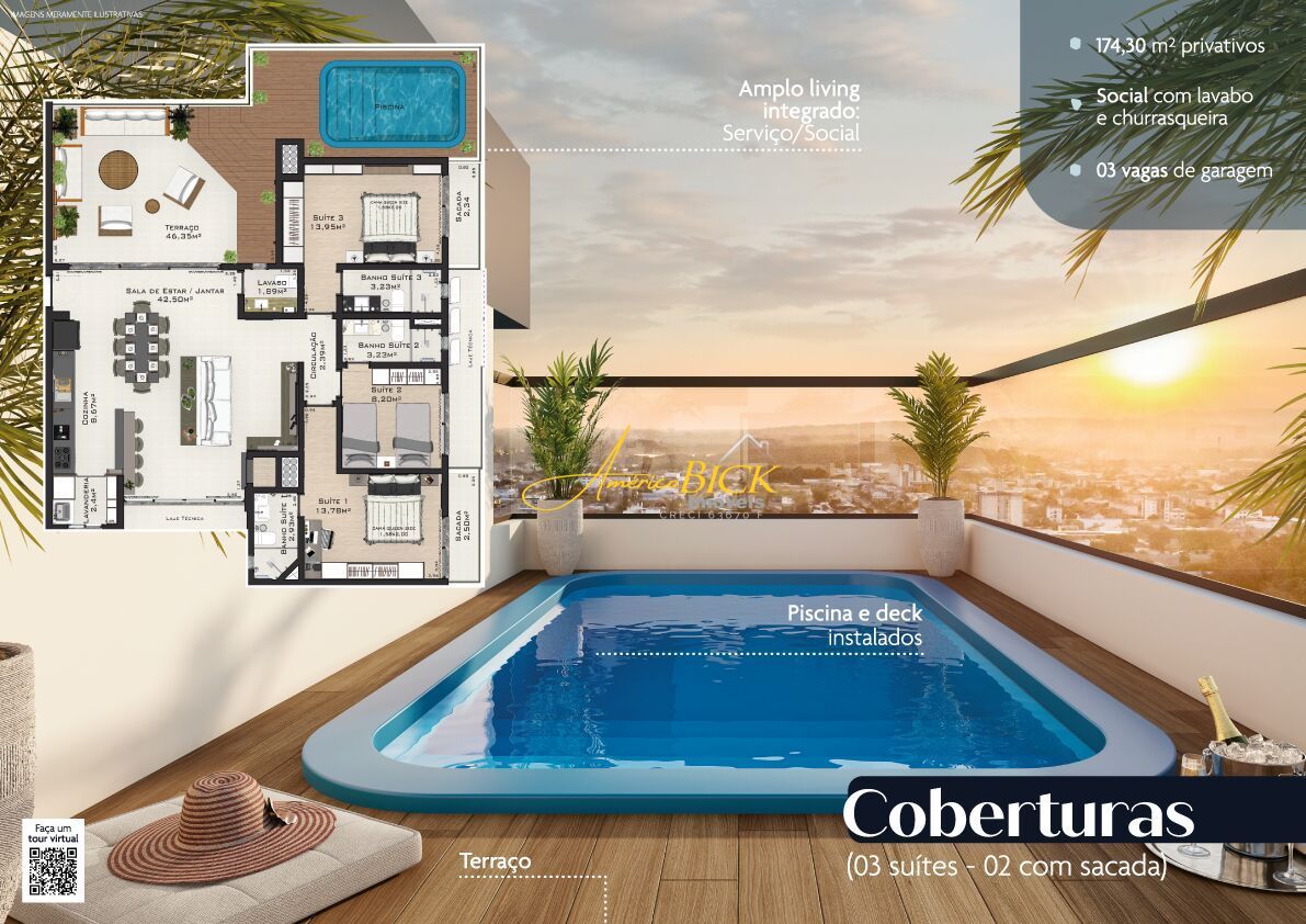 Apartamento de 75m² no bairro Centro, em Santa Cruz do Sul | Eu Corretor