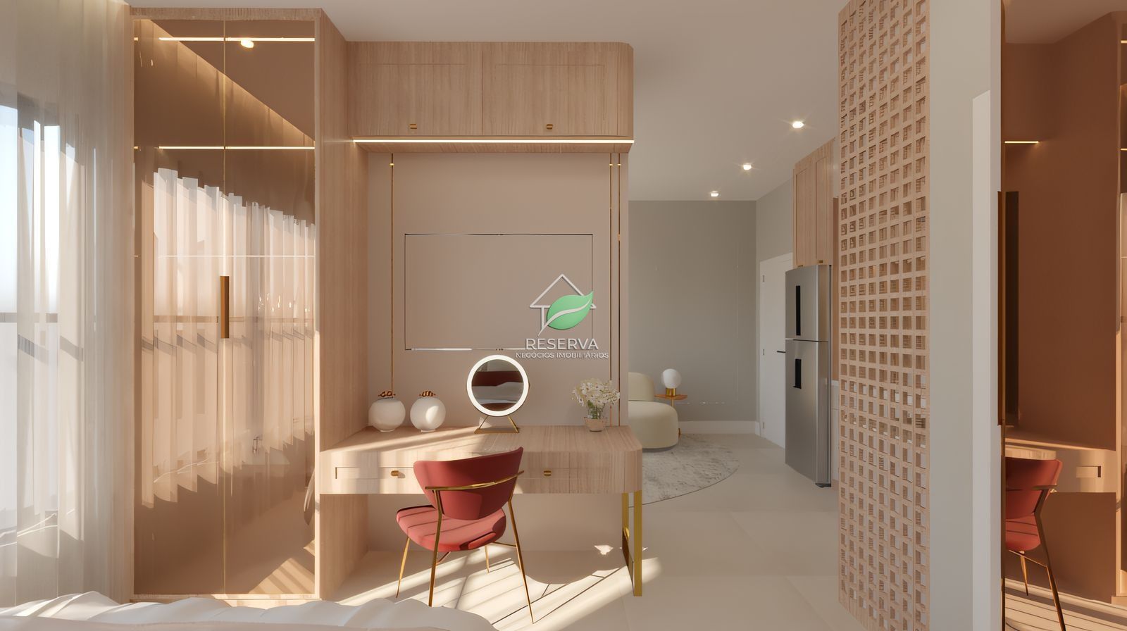 Studios Exclusivos no Residencial ASHER – Centro de Foz do Iguaçu