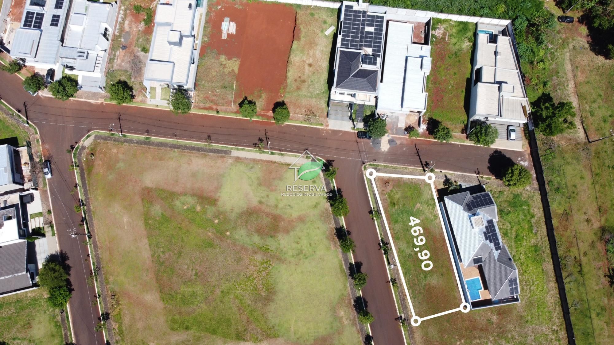 Terreno de esquina à venda no Condomínio Residencial Falls Ville – Foz