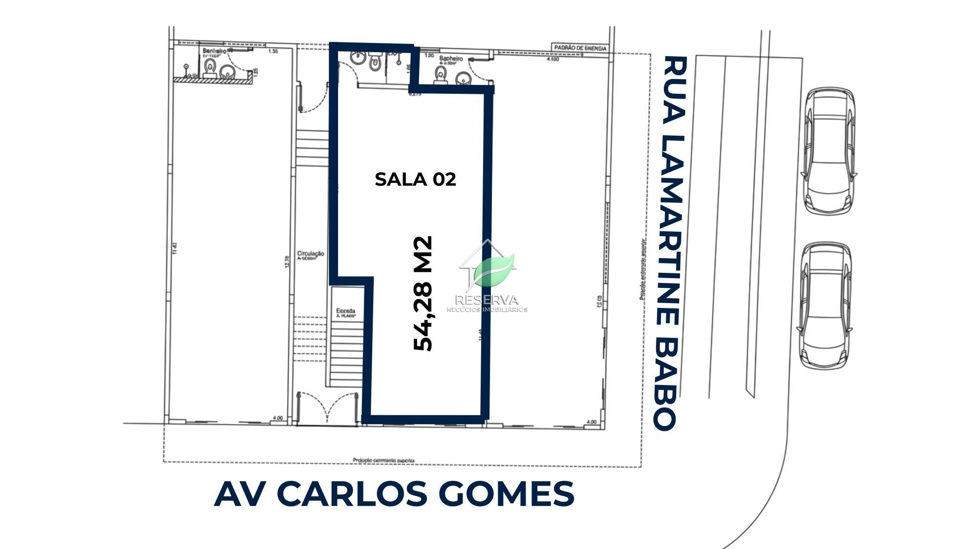 Sala Comercial para Locação – Av. Carlos Gomes | Região da Vila Portes**