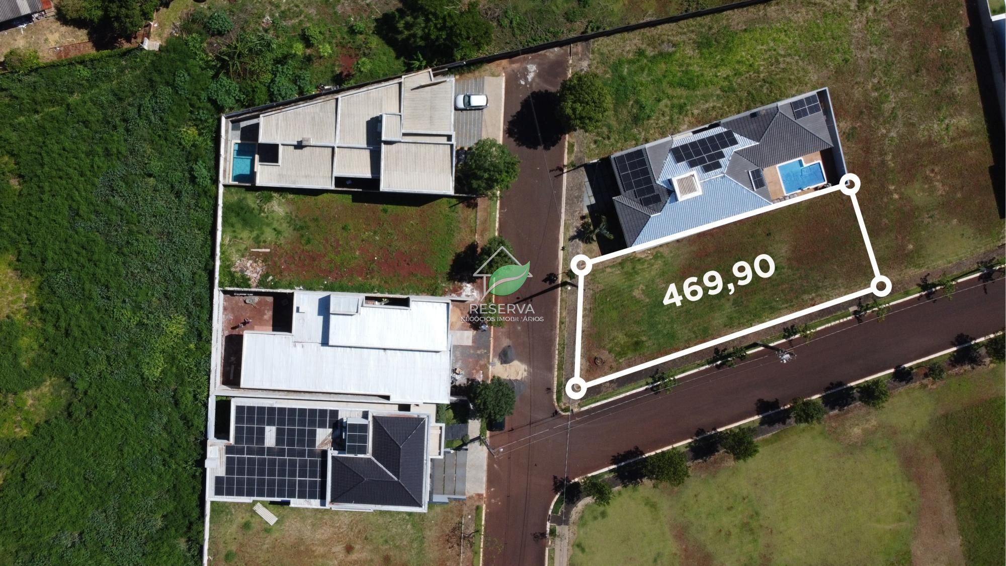 Terreno de esquina à venda no Condomínio Residencial Falls Ville – Foz