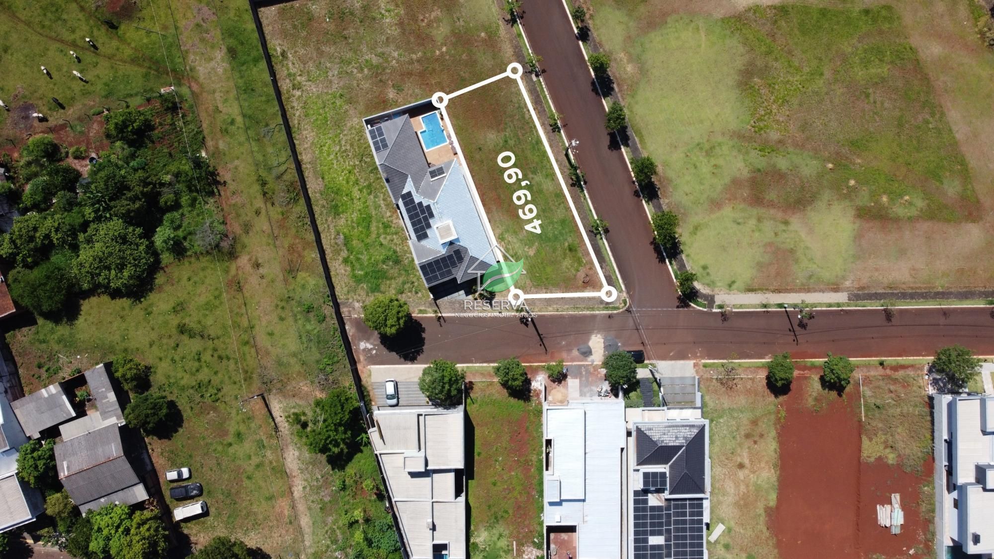 Terreno de esquina à venda no Condomínio Residencial Falls Ville – Foz