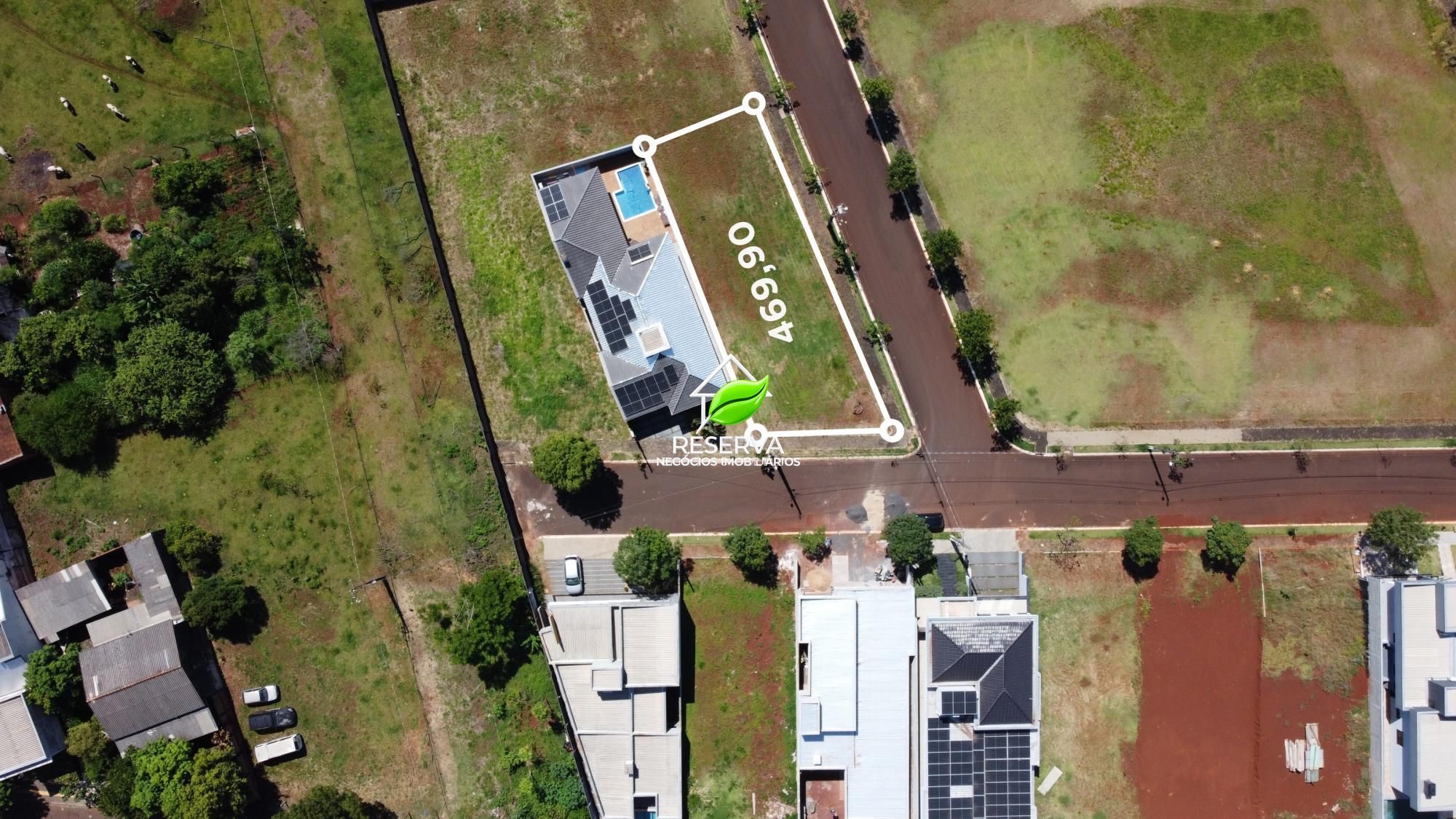 Terreno de esquina à venda no Condomínio Residencial Falls Ville – Foz