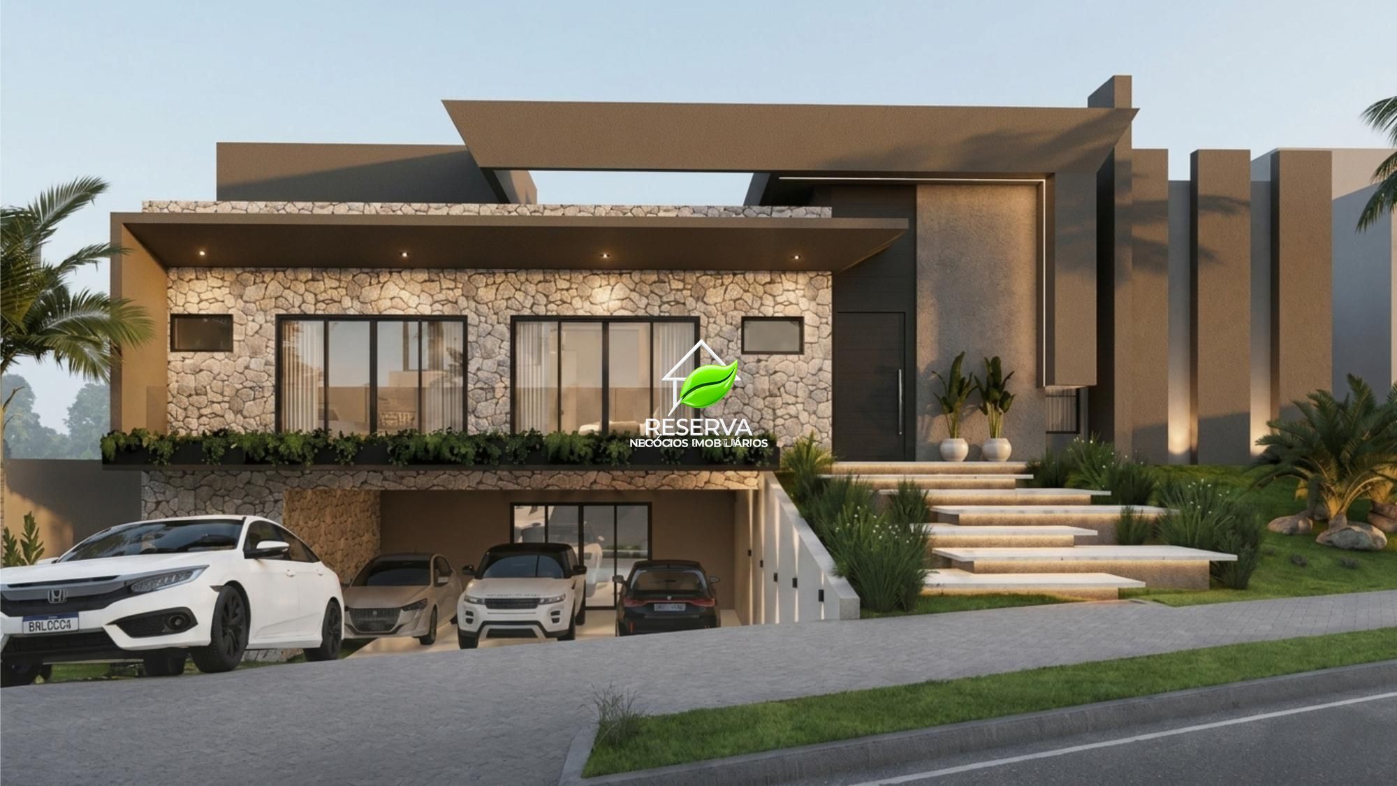 Casa de alto padrão com 4 suítes, piscina e no Condomínio Country Iguaçu