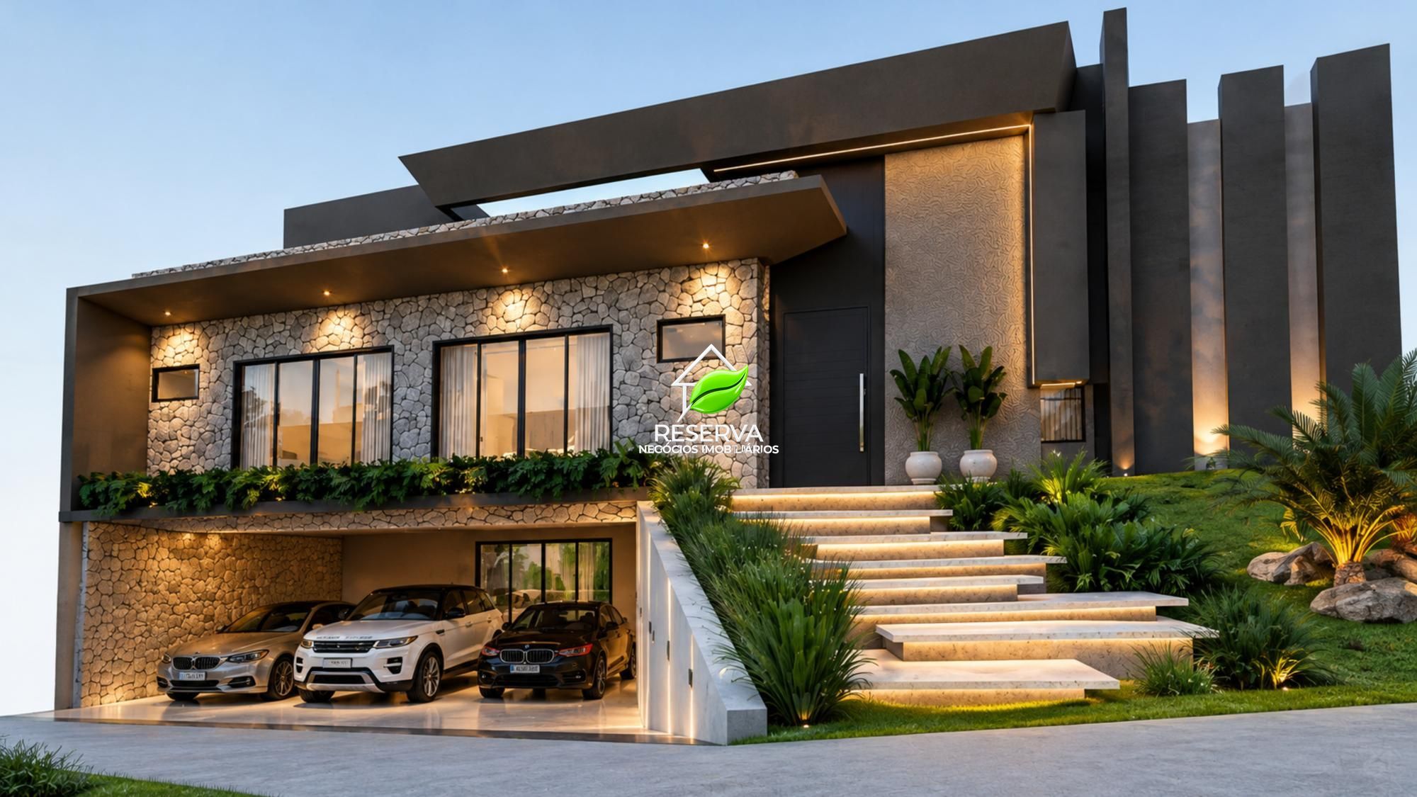 Casa de alto padrão com 4 suítes, piscina e no Condomínio Country Iguaçu
