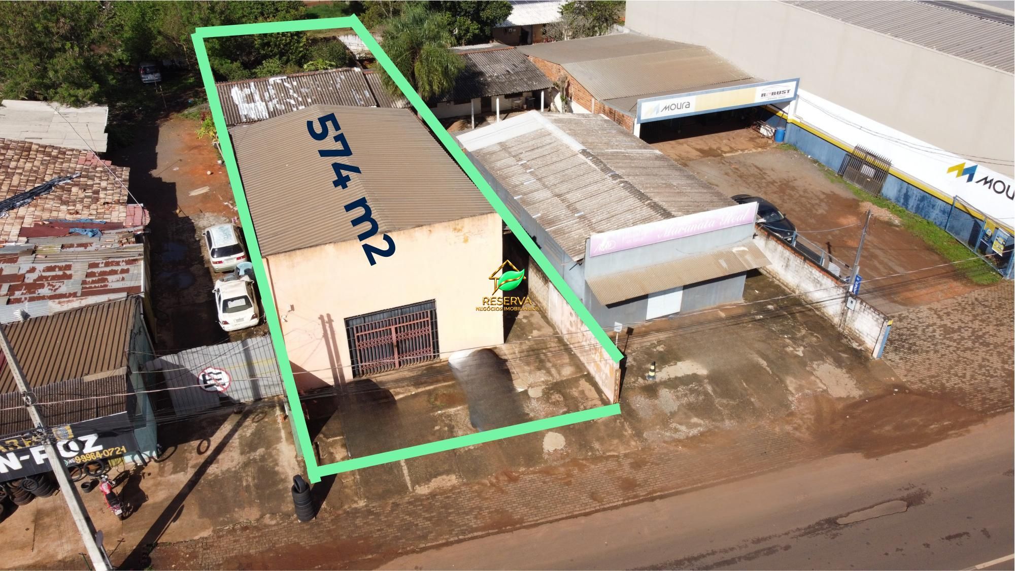 Barracão Comercial com Casa à Venda – Excelente Localização