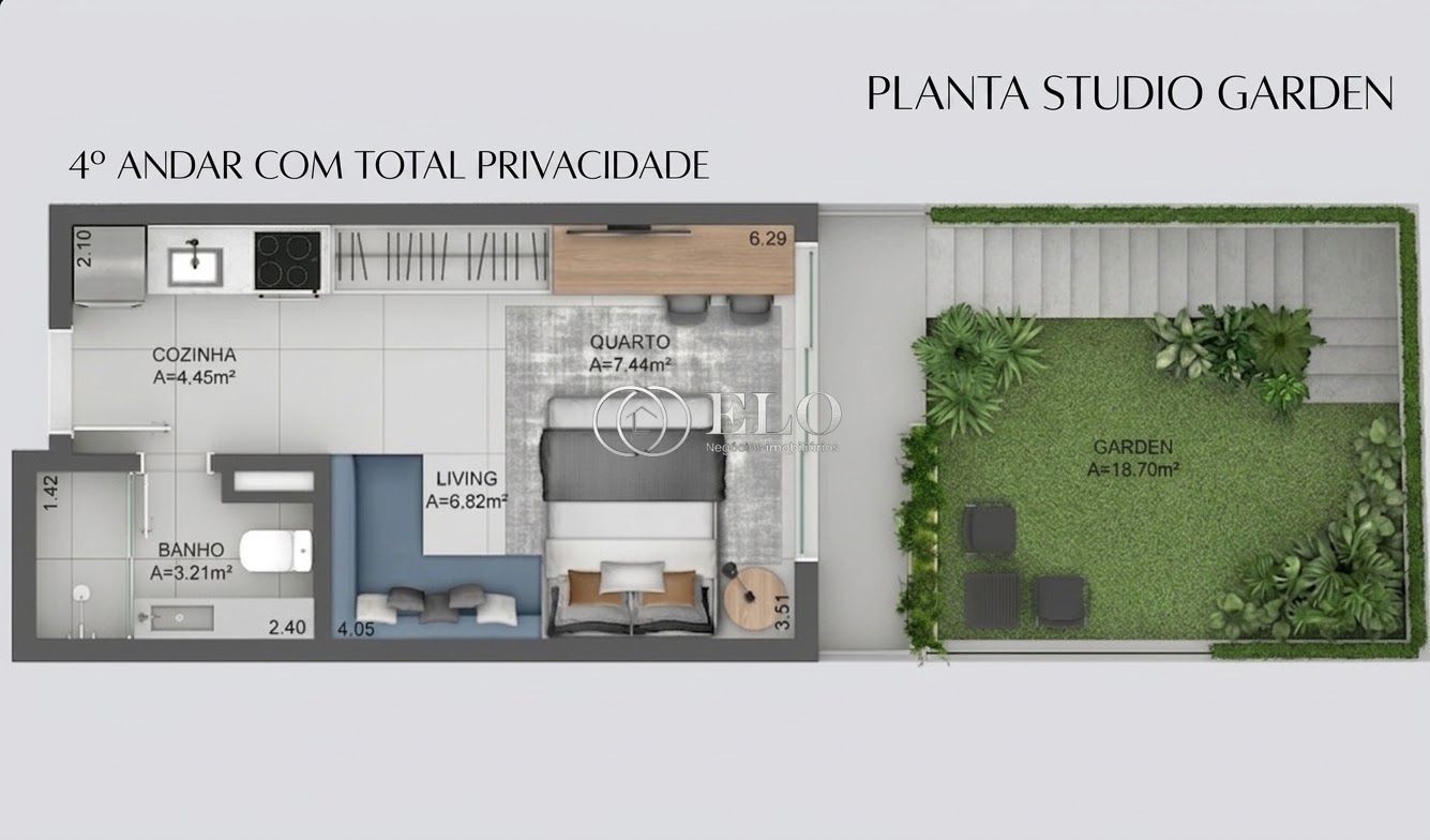 Apartamento, 1 quarto, 68 m² - Foto 12