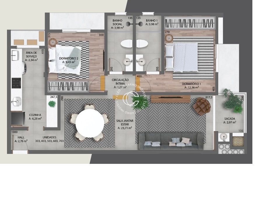 Apartamento, 2 quartos, 79 m² - Foto 4
