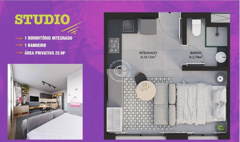 Prédio Inteiro à venda com 1 quarto, 24m² - Foto 2