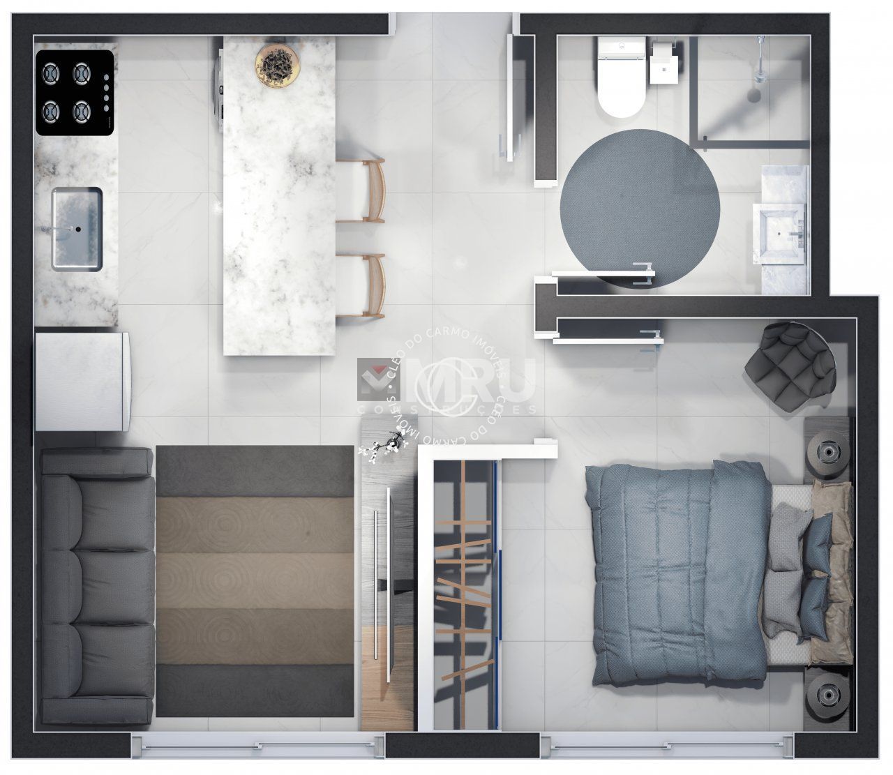 Apartamento, 1 quarto, 31 m² - Foto 2