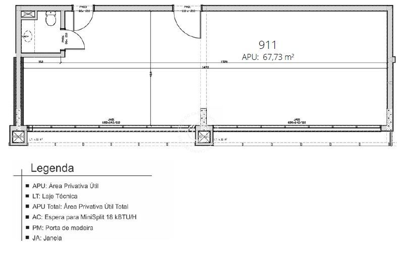 Conjunto Comercial-Sala à venda com 1 quarto, 86m² - Foto 2