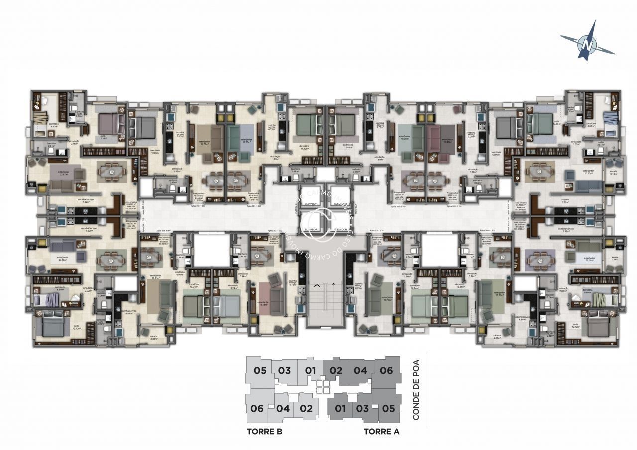 Apartamento, 1 quarto, 48 m² - Foto 5