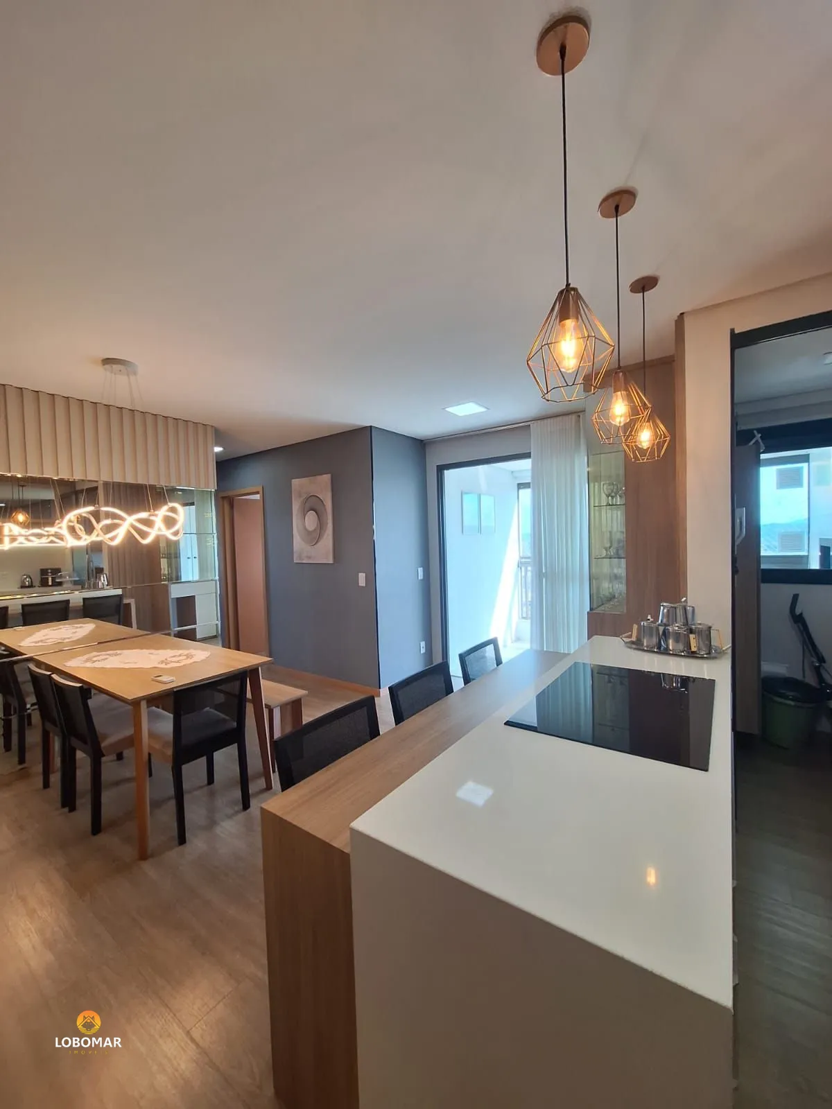Apartamento de 3 dormitórios, mobiliado, em cond. club à 50m do mar - Praia Aleg — foto 3