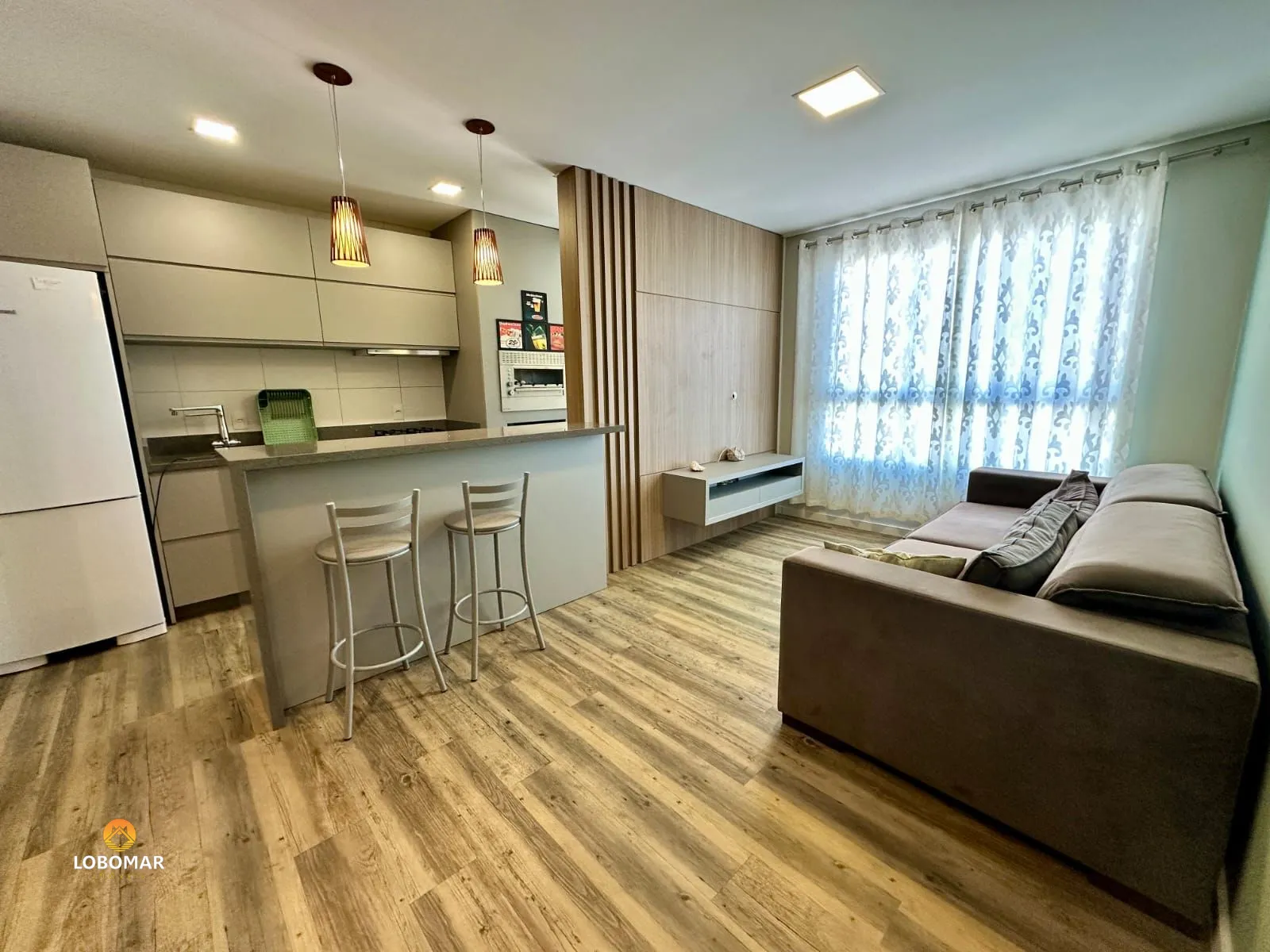 Apartamento mobiliado com dois dormitórios, a apenas 100m do mar, no Centro de B — foto 7