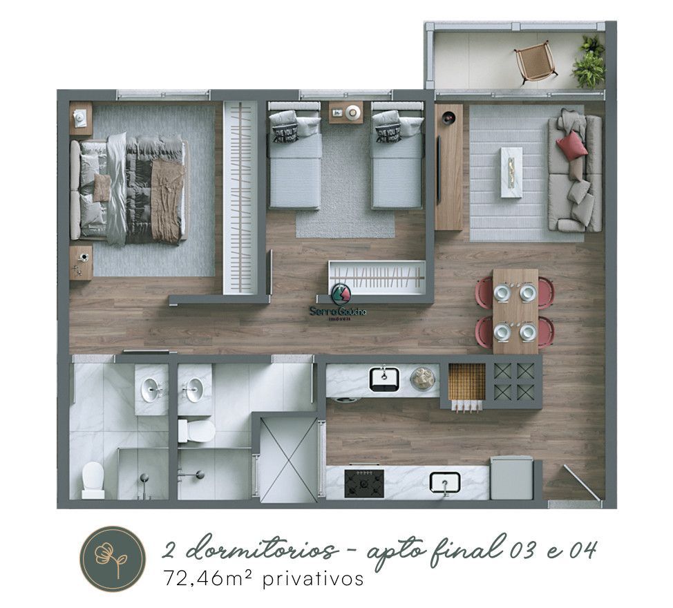 Apartamento à venda com 2 quartos, 72m² - Foto 15