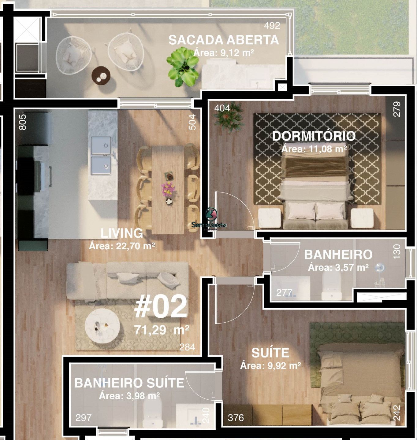 Apartamento à venda com 2 quartos, 54m² - Foto 40