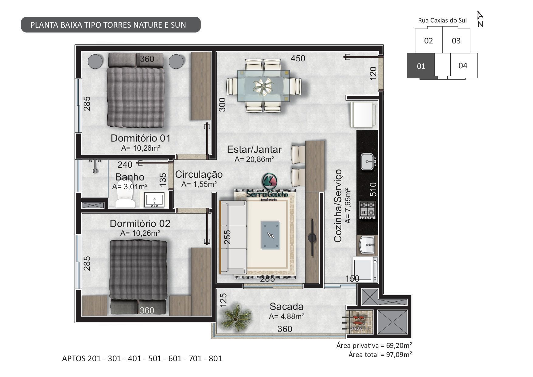 Apartamento à venda com 2 quartos, 72m² - Foto 79