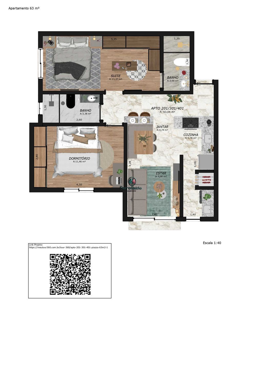 Apartamento à venda com 1 quarto, 32m² - Foto 25