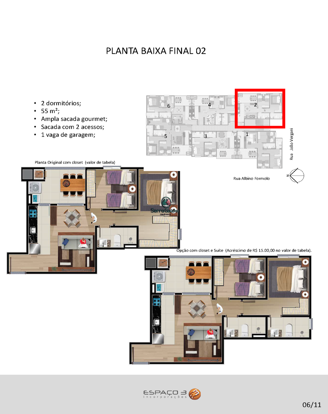 Apartamento à venda com 2 quartos, 55m² - Foto 19