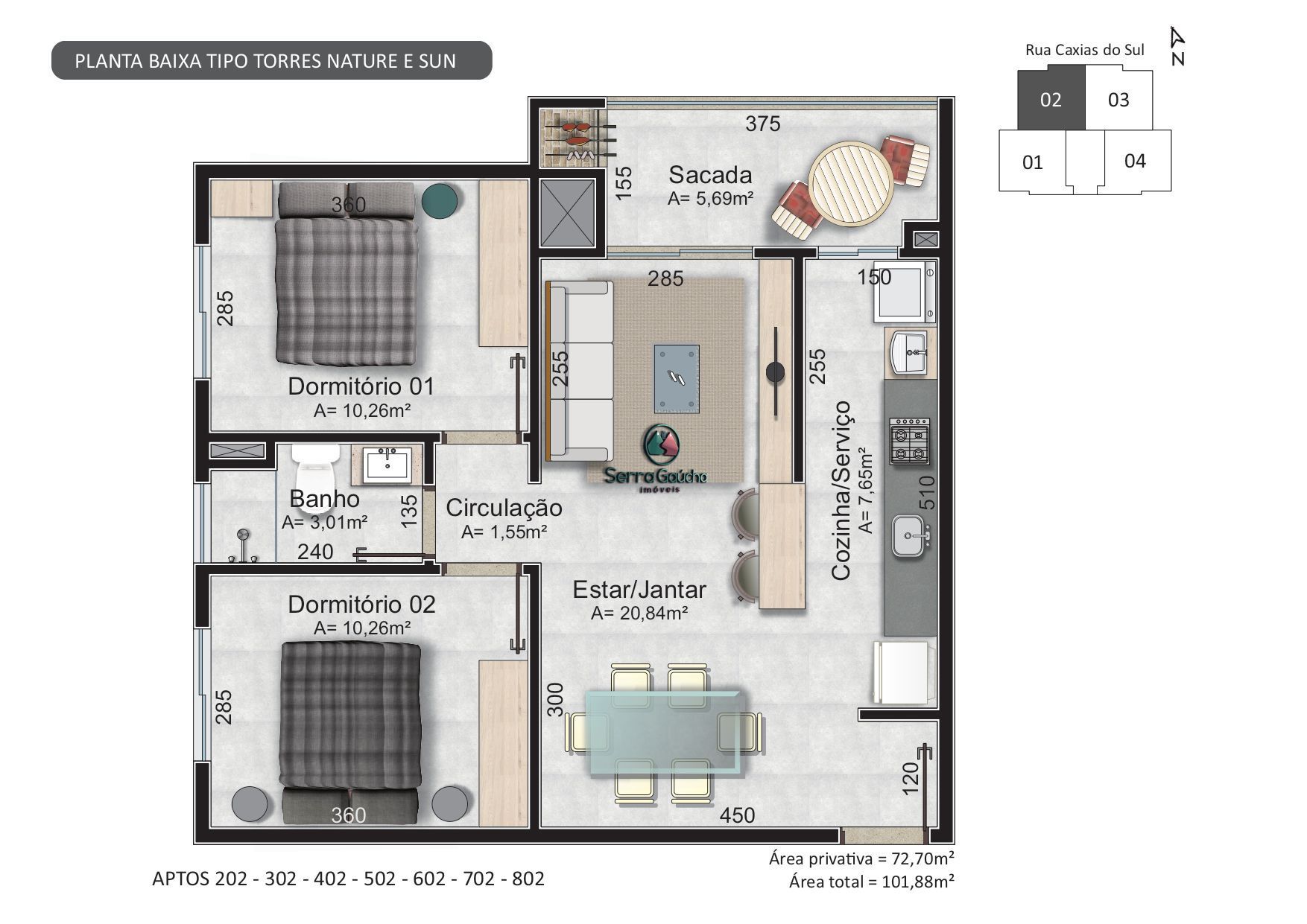 Apartamento à venda com 2 quartos, 69m² - Foto 80