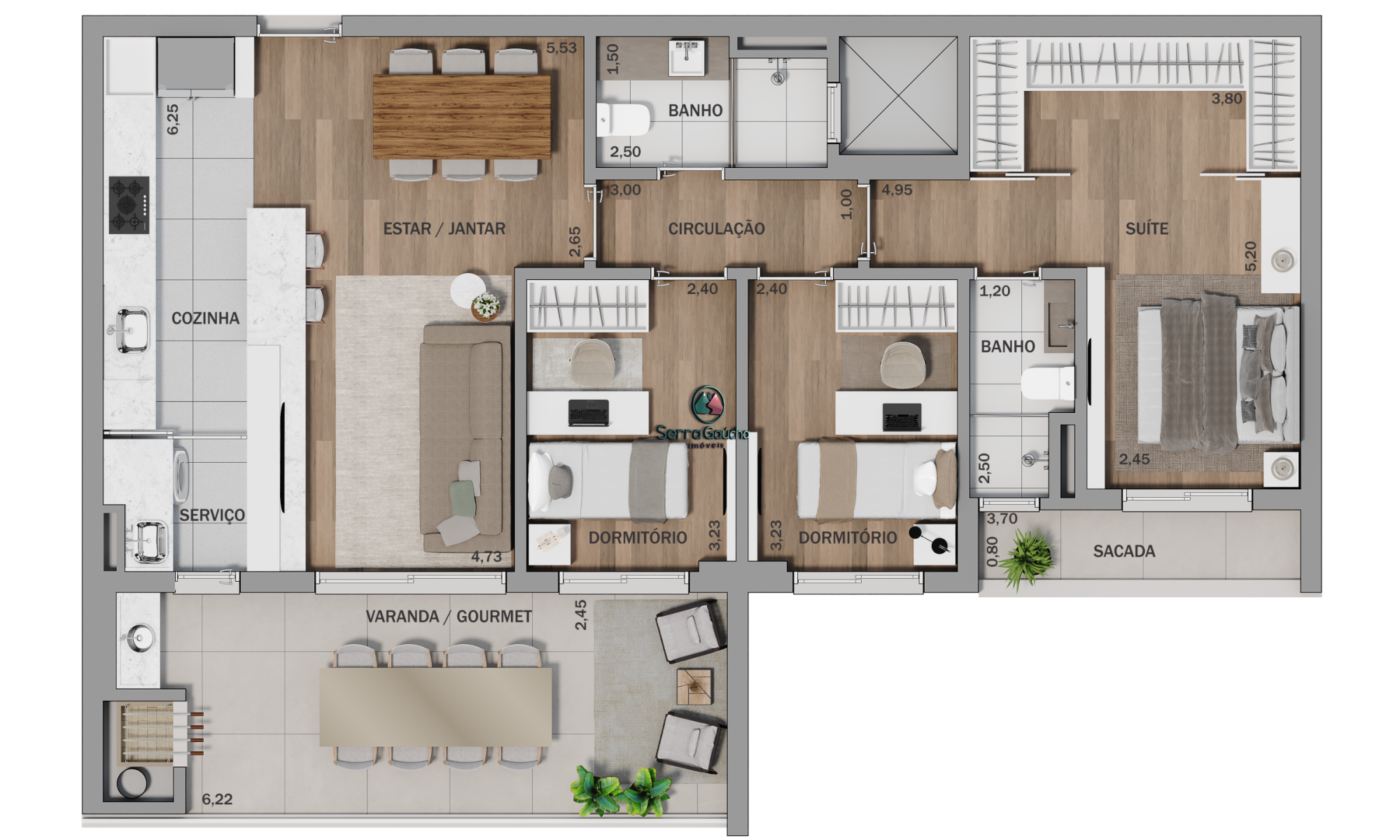 Apartamento à venda com 3 quartos, 129m² - Foto 37