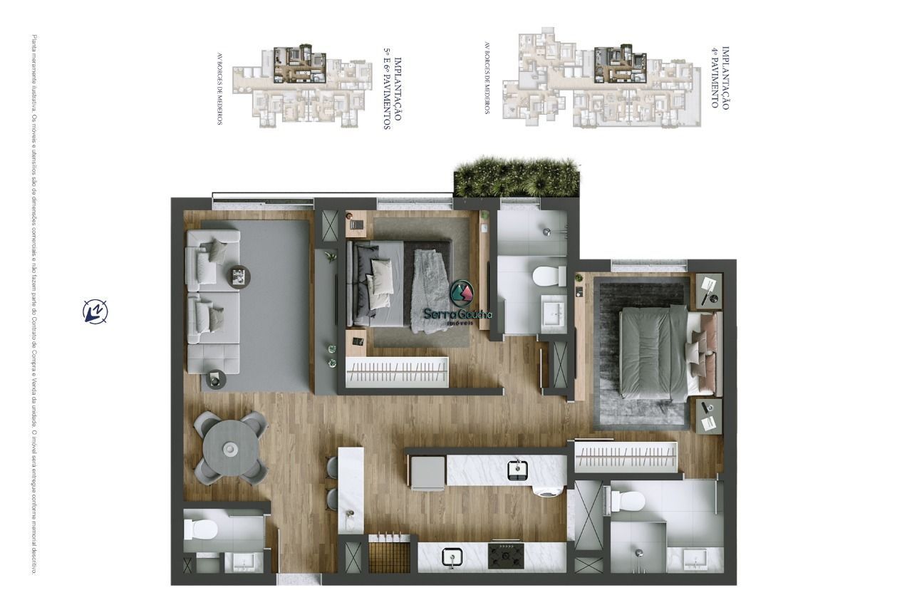 Apartamento à venda com 2 quartos, 84m² - Foto 9