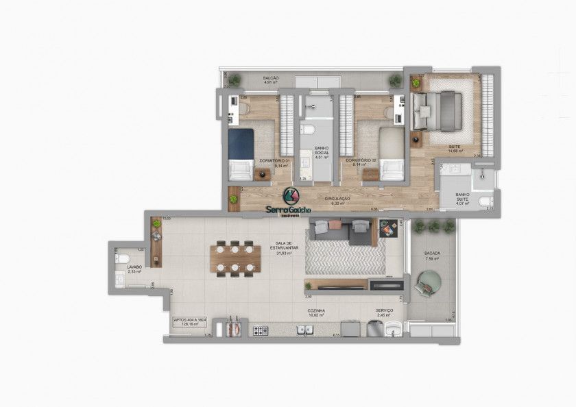 Apartamento à venda com 3 quartos, 171m² - Foto 17