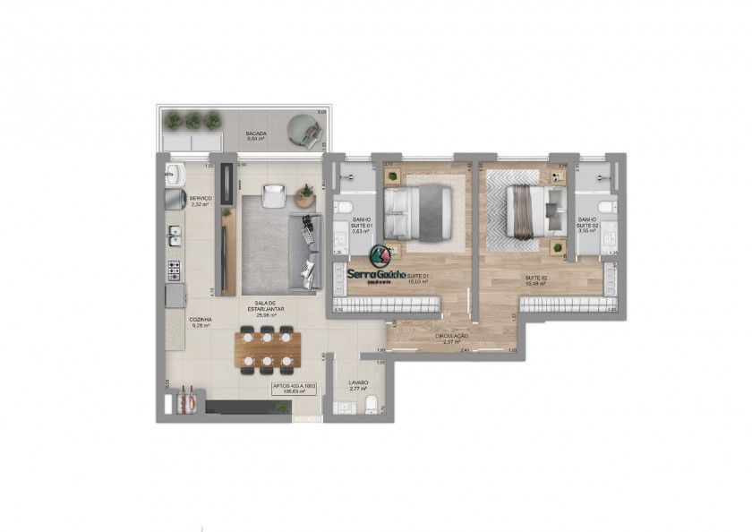 Apartamento à venda com 3 quartos, 171m² - Foto 16