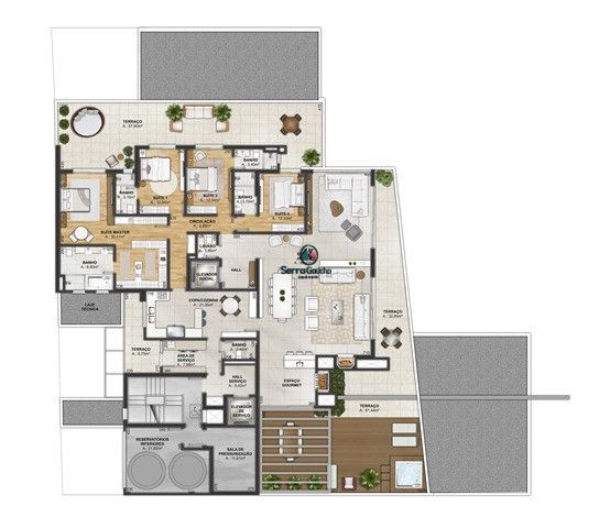 Apartamento à venda com 4 quartos, 279m² - Foto 23