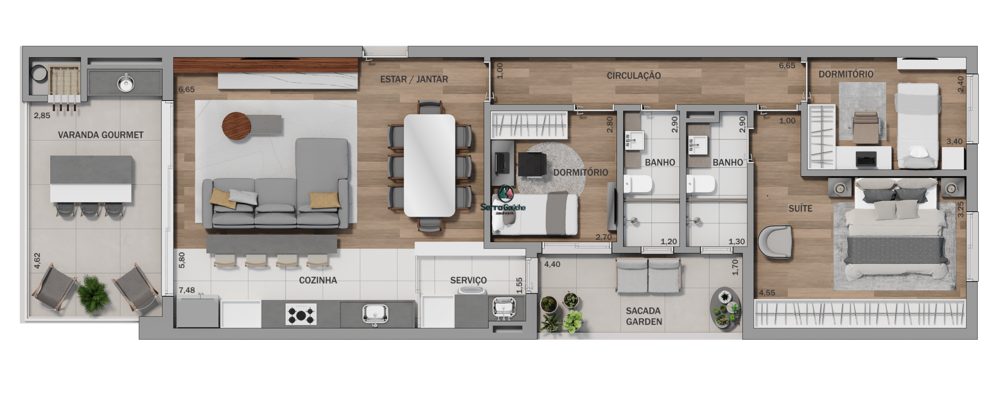 Apartamento à venda com 3 quartos, 129m² - Foto 38