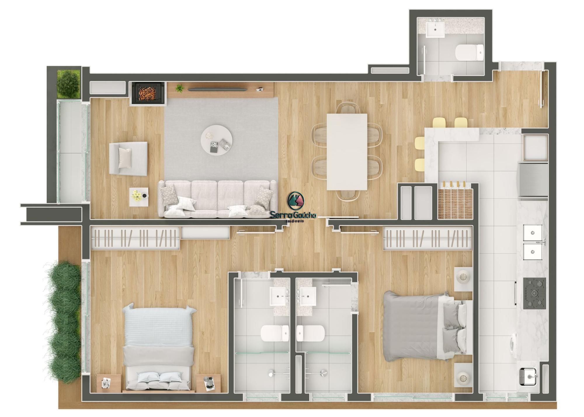 Apartamento à venda com 2 quartos, 93m² - Foto 42