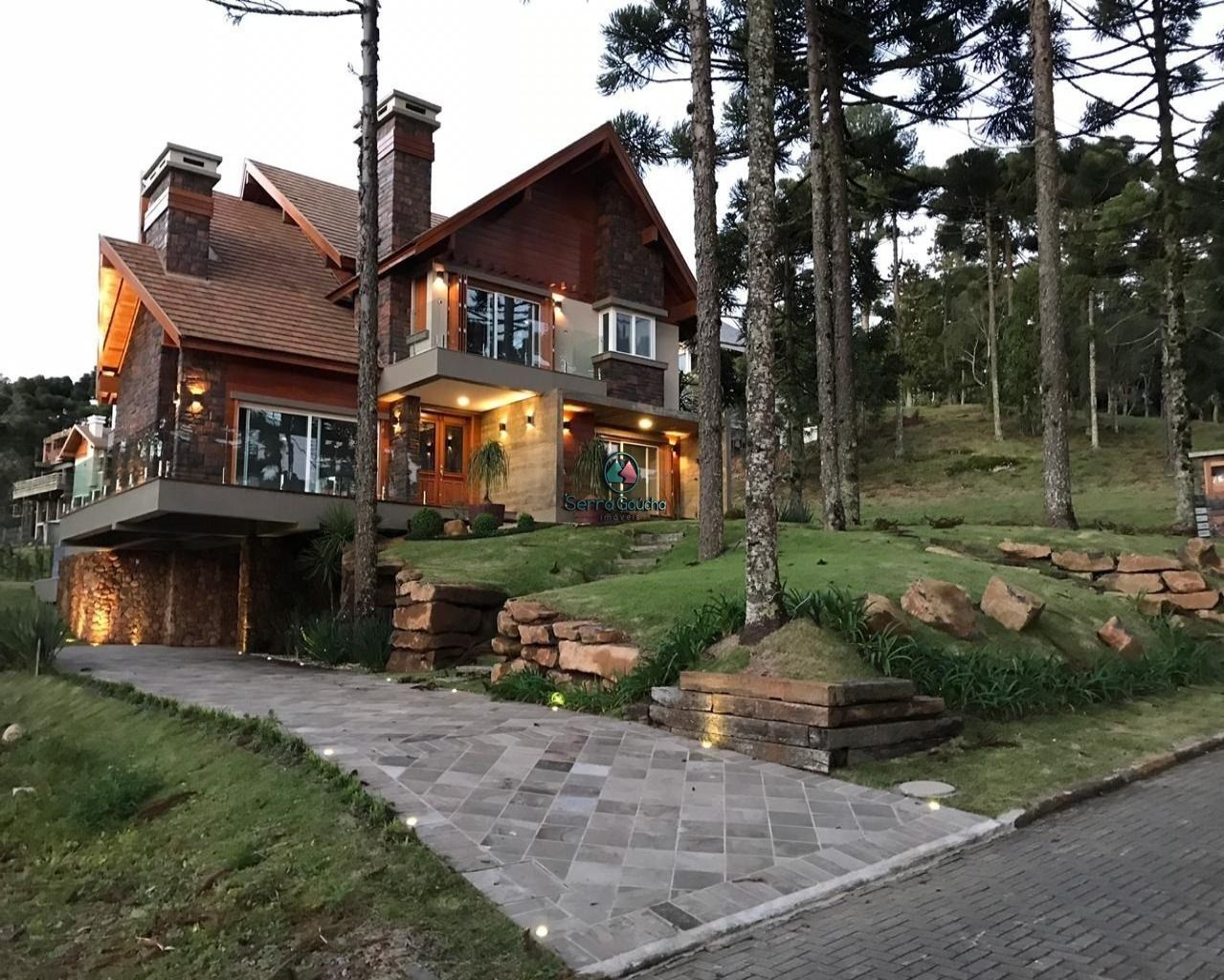 Casa em condomínio à venda  no Aspen Mountain - Gramado, RS. Imóveis