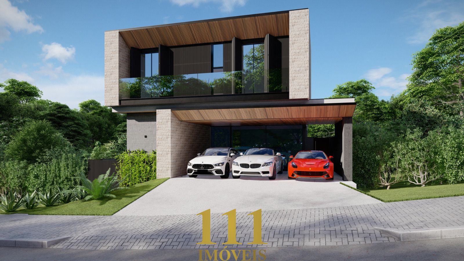 Lindo Sobrado em construção no Condomínio Terras Alpha