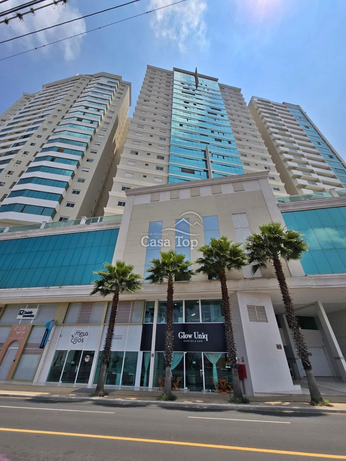 Apartamento semimobiliado para alugar Edifício Santos Dumont - Centro