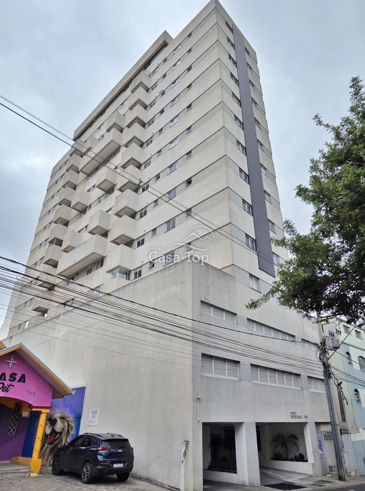 Apartamento Garden semimobiliado para alugar Edifício Esthefani - Centro