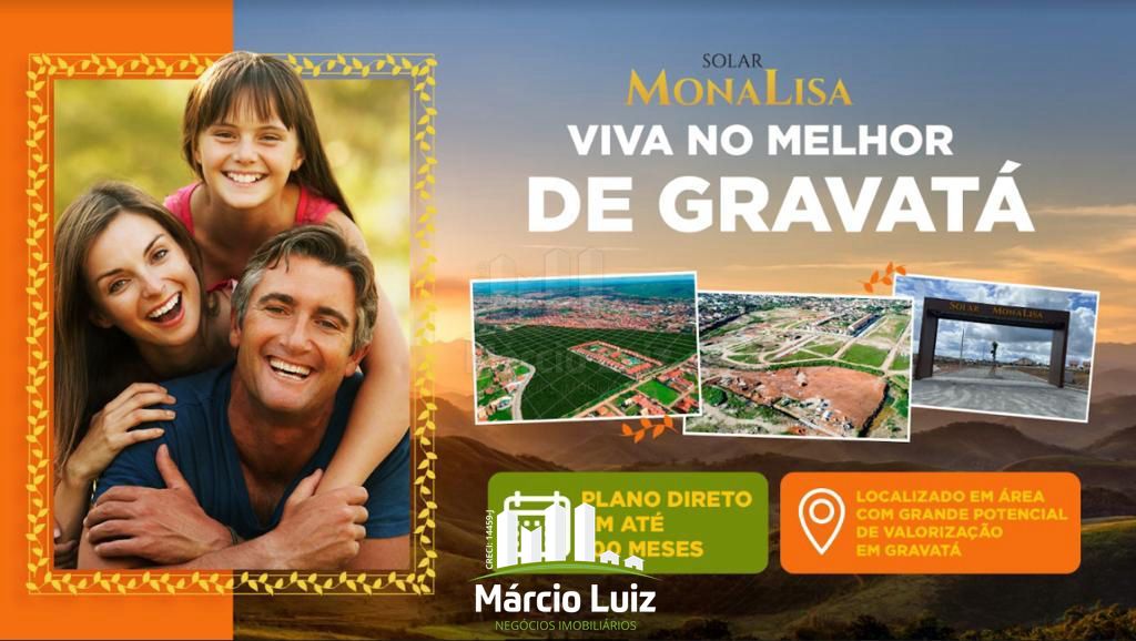 Lotes à venda no novo Loteamento Solar Monalisa