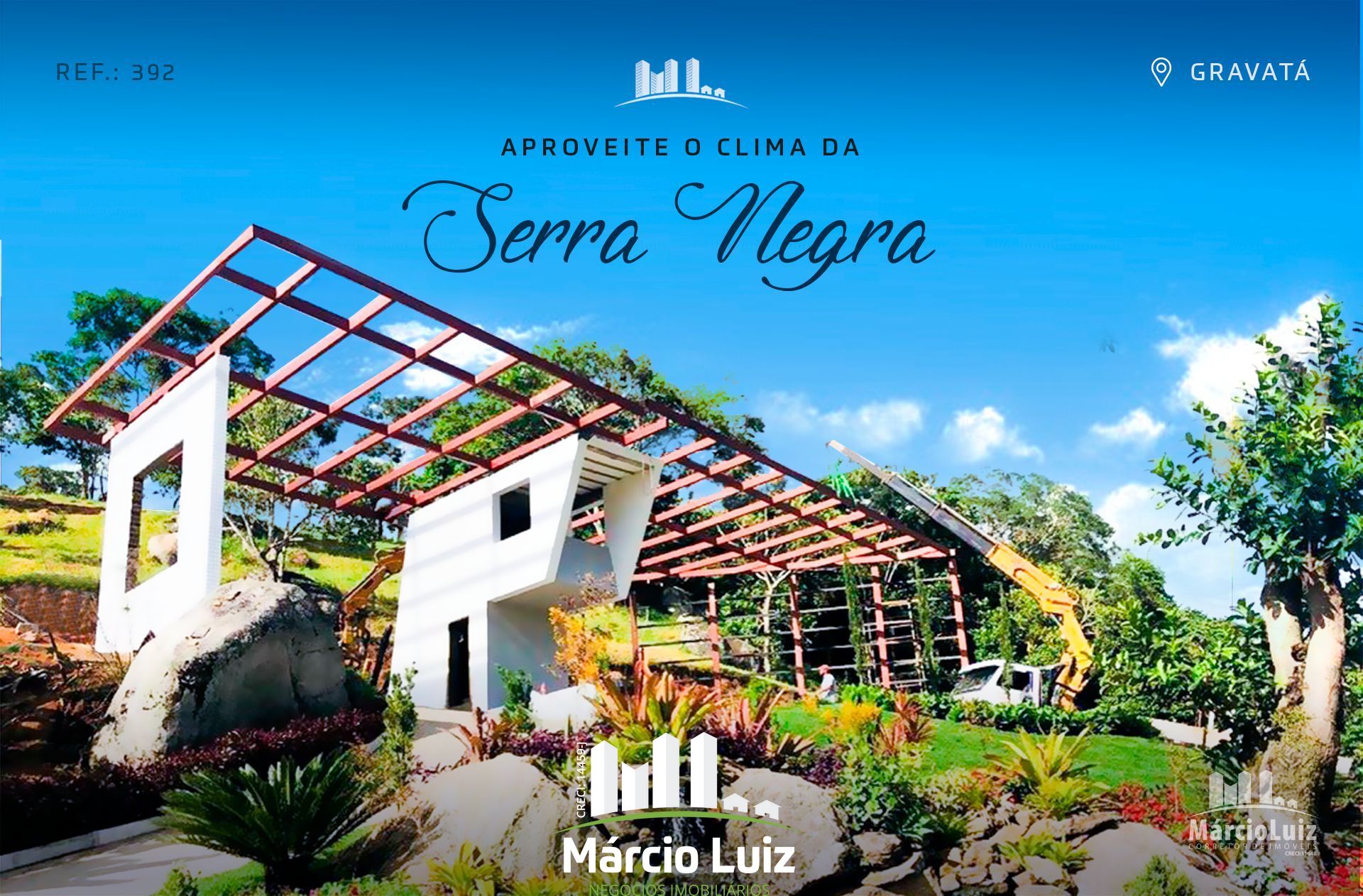 Lotes à venda no Condomínio Serra Negra Residence Bezerros-PE