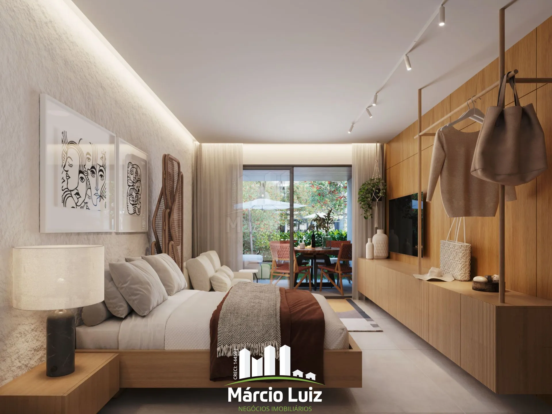 Flat terreo garden studio de 38,58m² no Boulevard Praia dos Carneiros