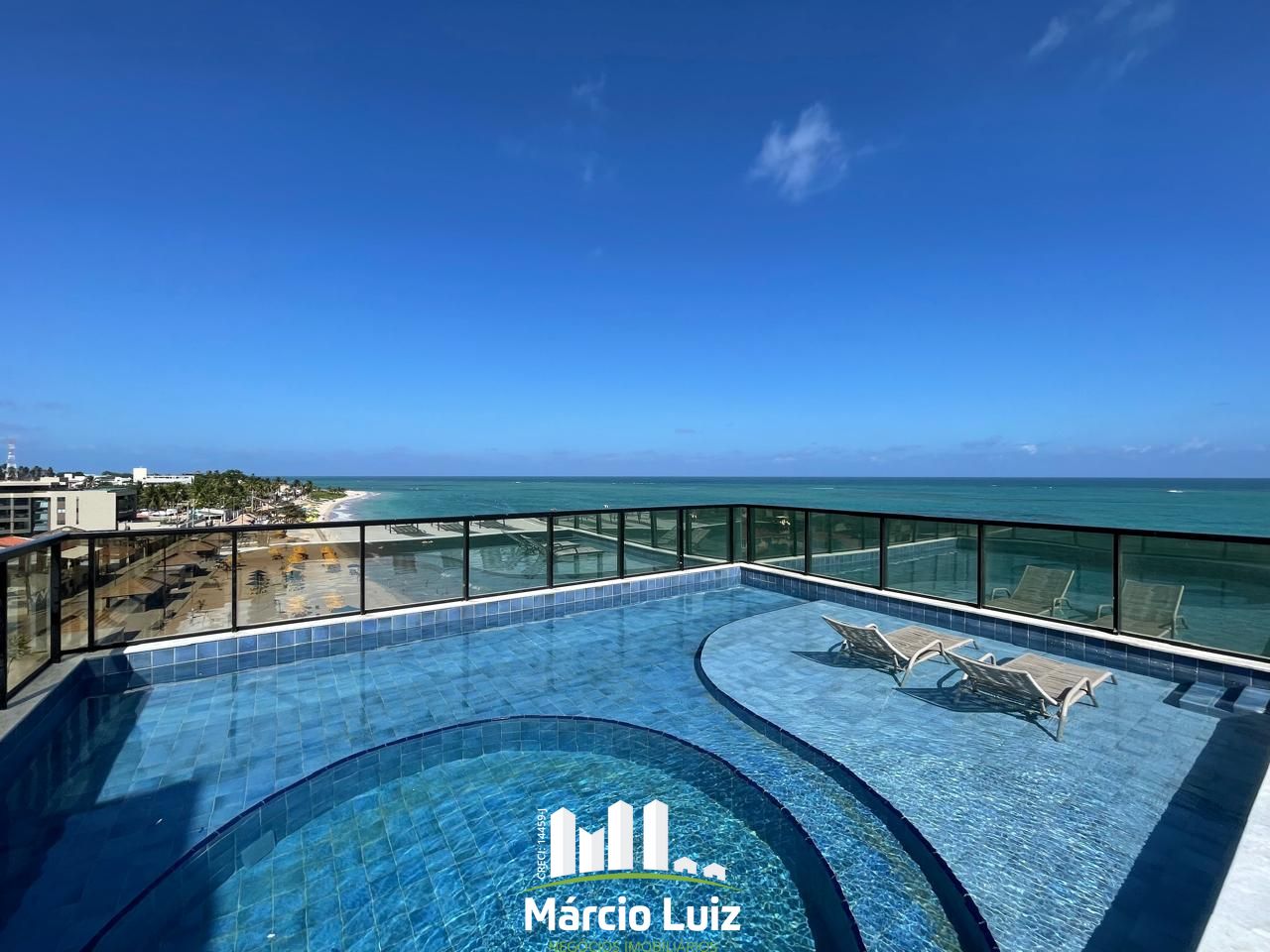 Stúdio com 21m² a venda no Prime Beach Tamandaré - Empreendimento pé na areia