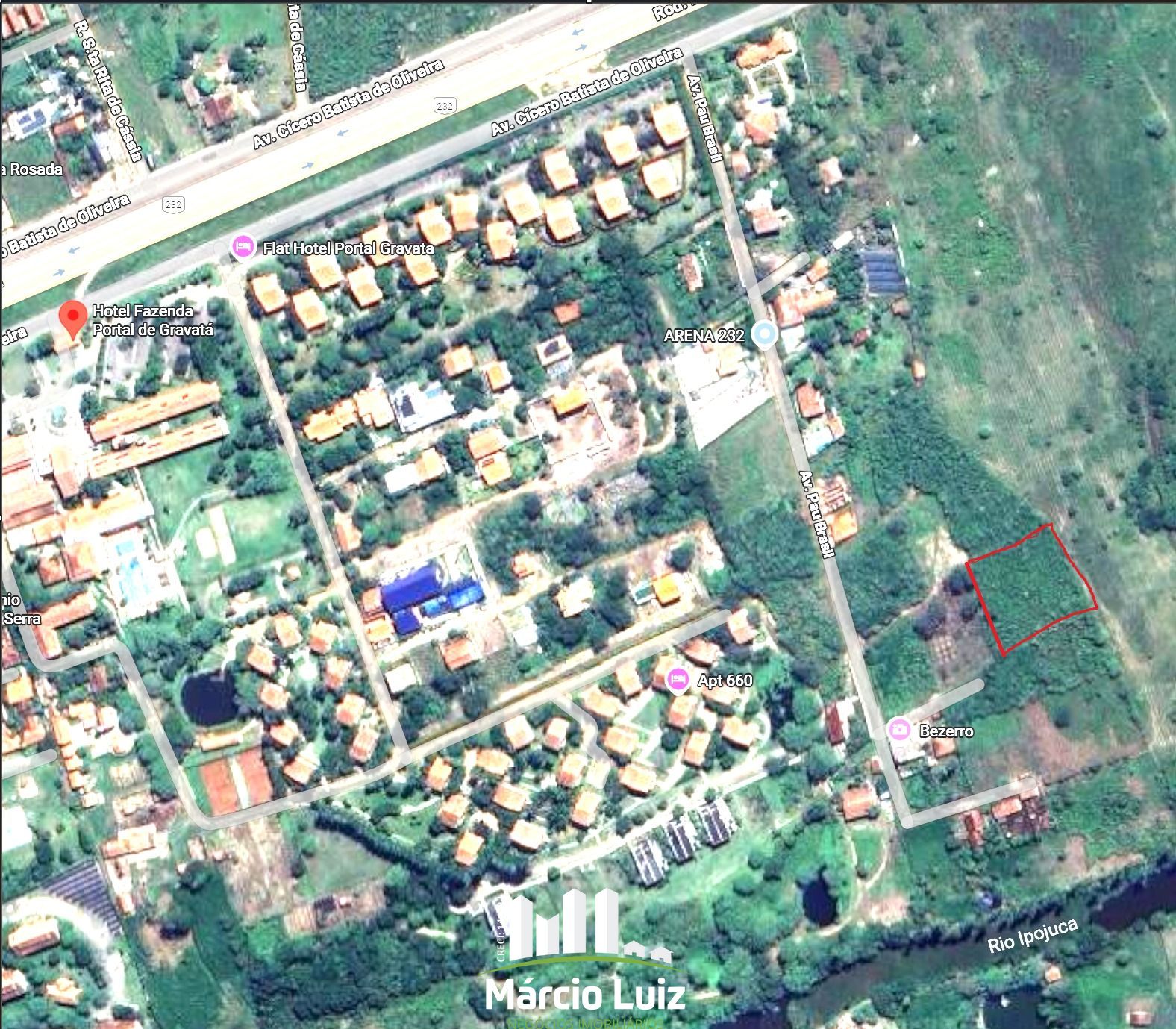 Terrenos à venda no Loteamento Recanto do Vale em Gravatá