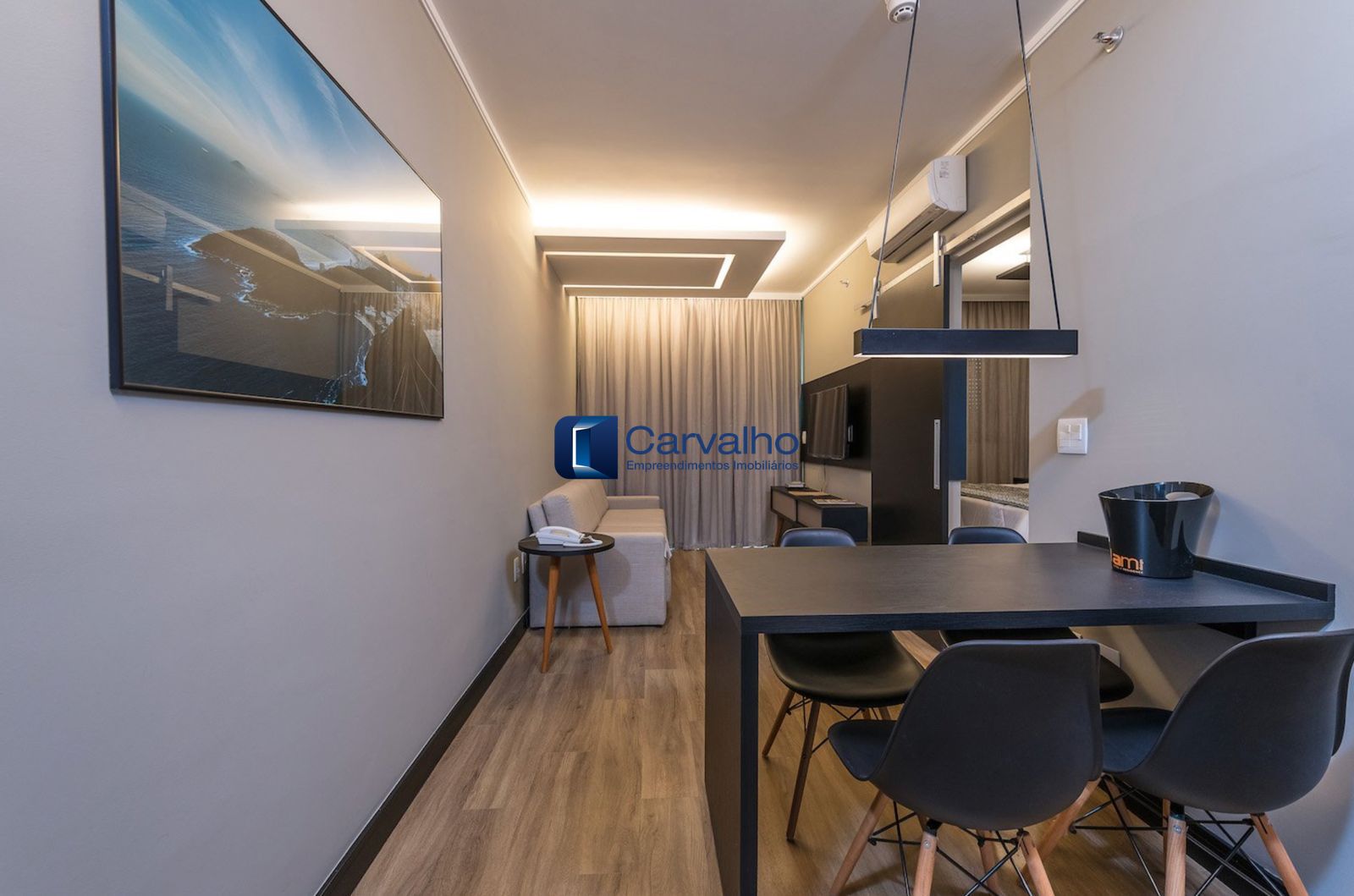 Studio sofisticado com serviços de hotel no coração do Cambuí