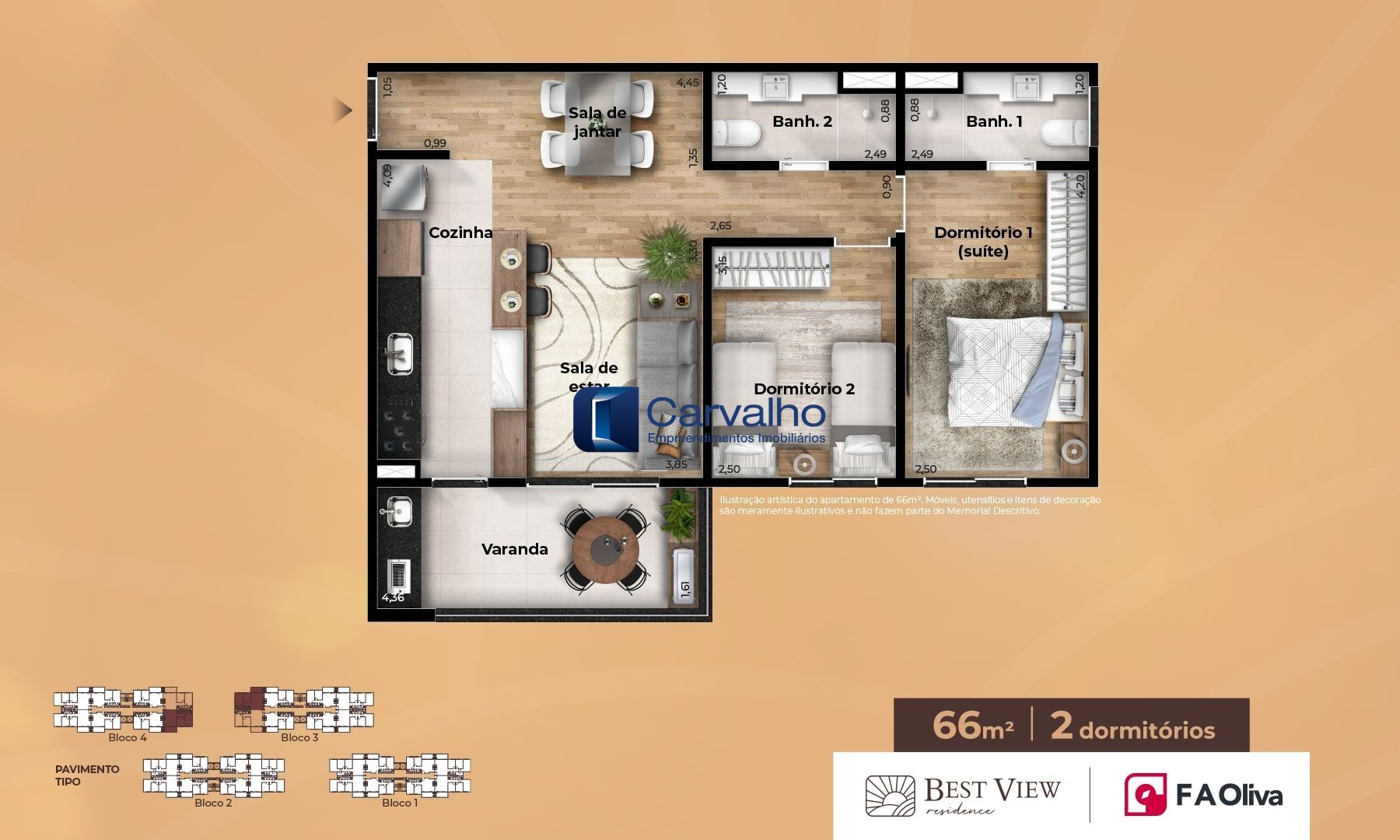 Swiss Park – Apartamento 2 Dormitórios com Suite