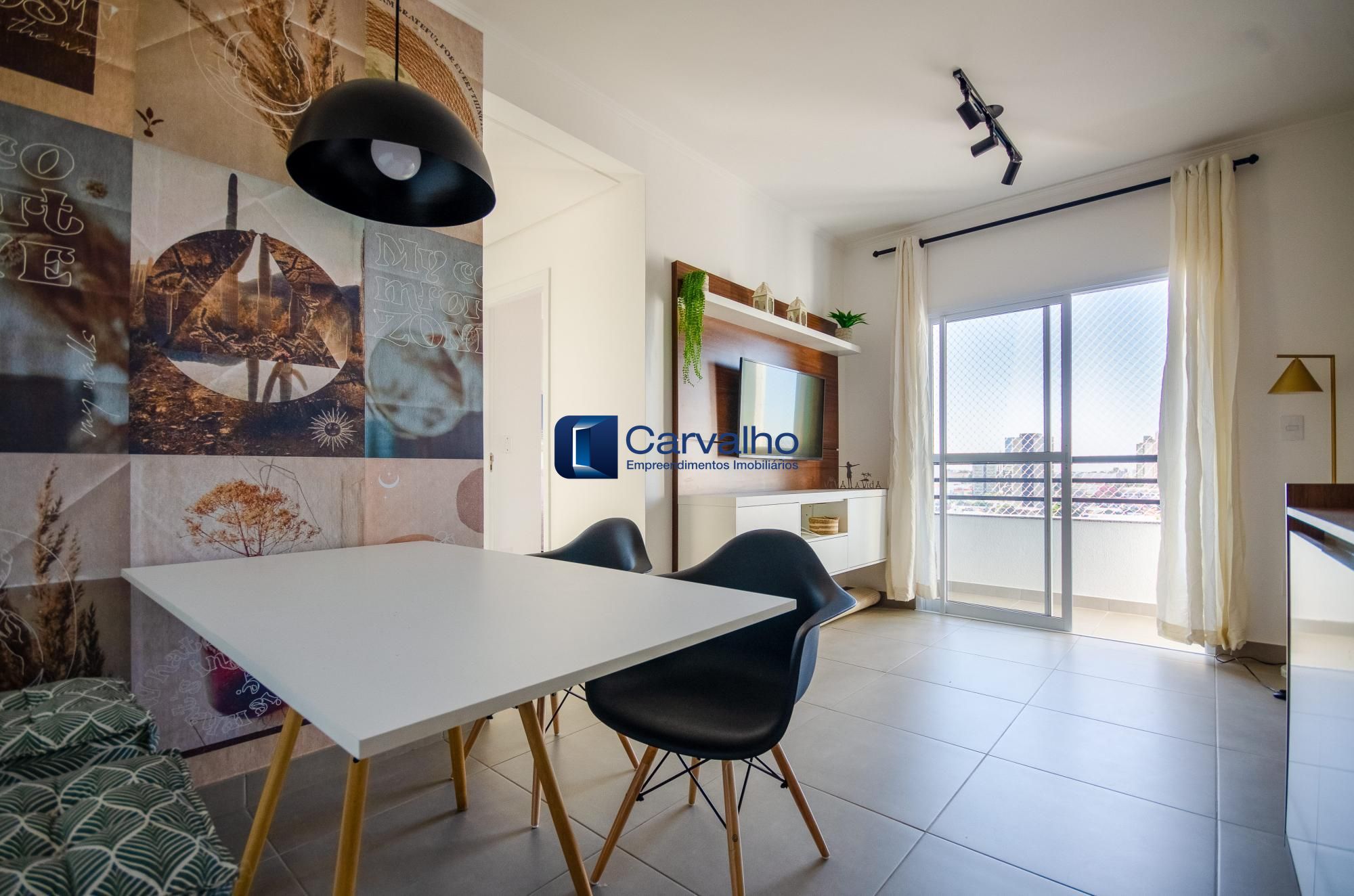 Apartamento Mobiliado com 2 Dorm, Ar-Condicionado e Lazer Completo | 58m²