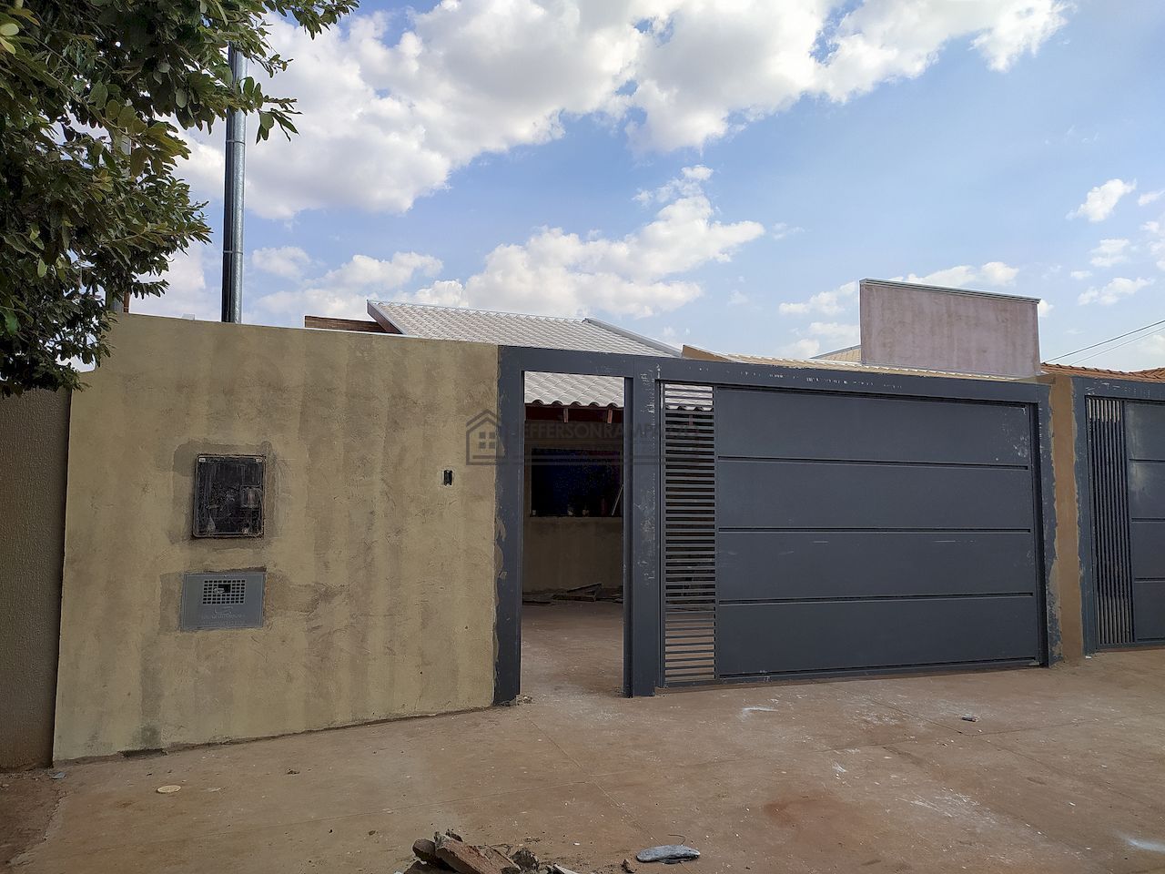 Casa térrea em construção